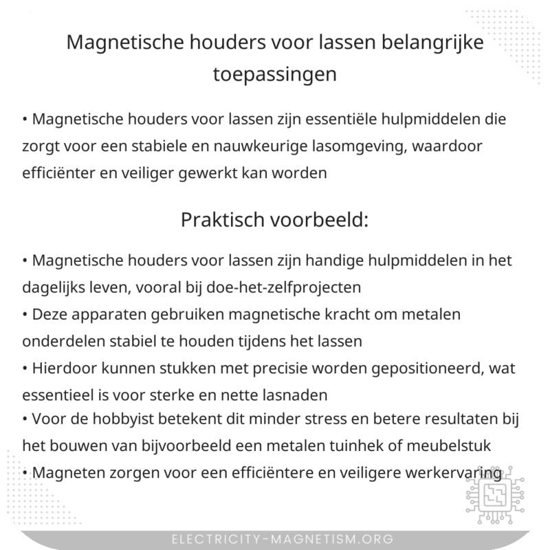 Magnetische Houders voor Lassen | Belangrijke Toepassingen