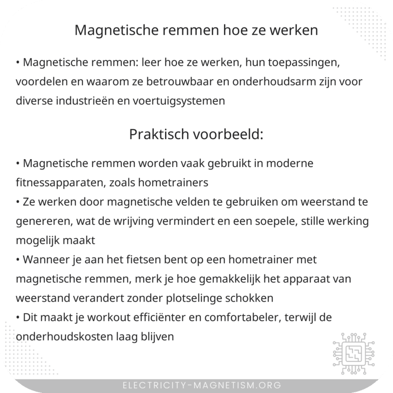 Magnetische Remmen | Hoe Ze Werken