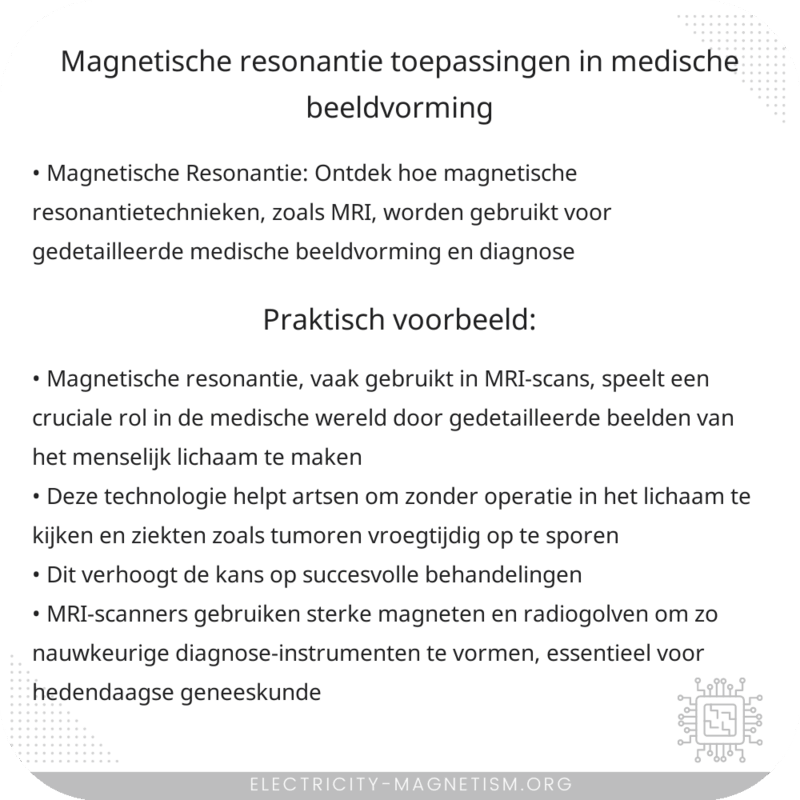 Magnetische Resonantie | Toepassingen in Medische Beeldvorming