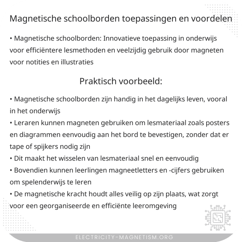 Magnetische Schoolborden | Toepassingen en Voordelen