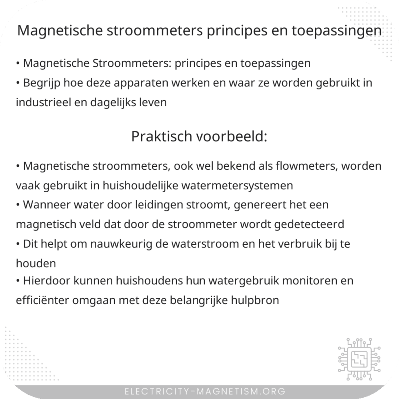 Magnetische Stroommeters | Principes en Toepassingen