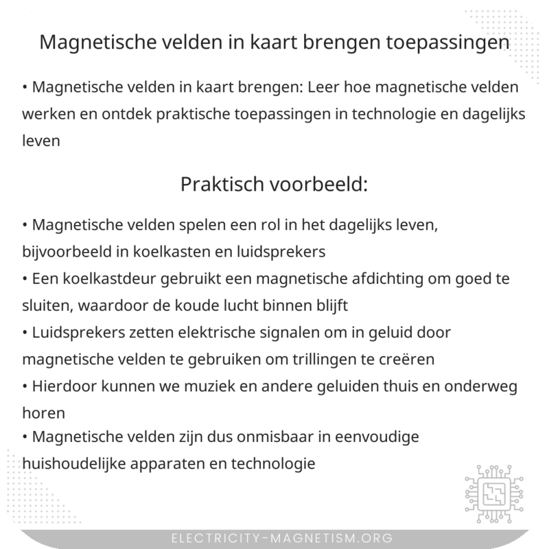 Magnetische Velden in Kaart Brengen | Toepassingen