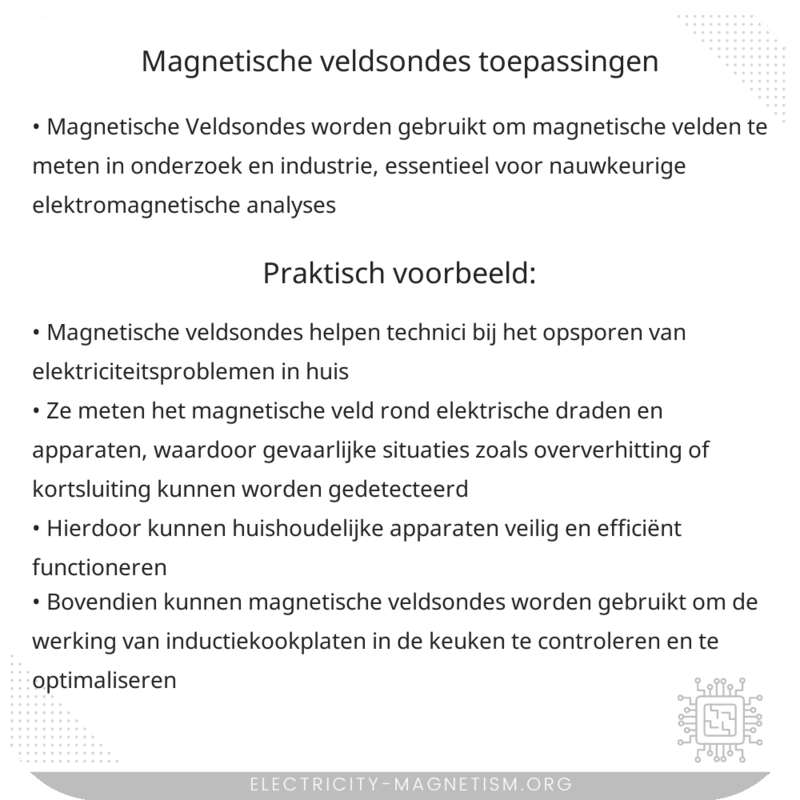 Magnetische Veldsondes | Toepassingen
