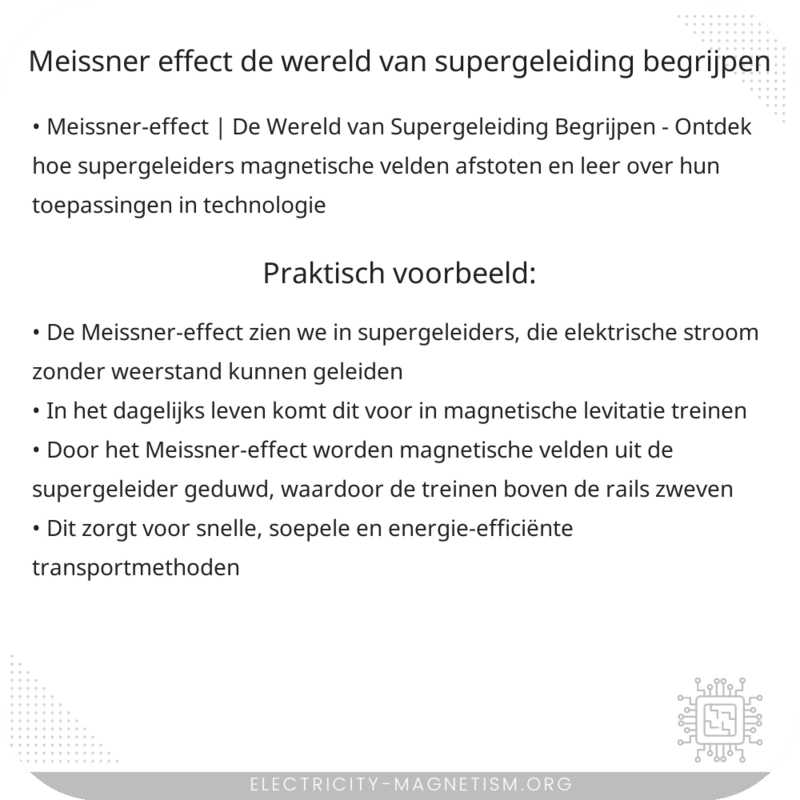 Meissner-effect | De Wereld van Supergeleiding Begrijpen