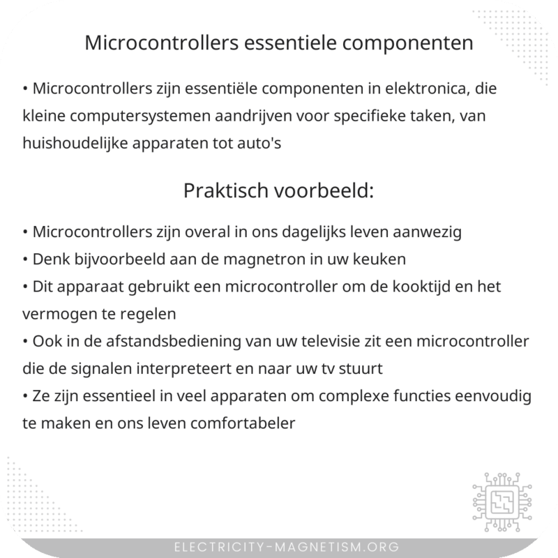 Microcontrollers | Essentiële Componenten