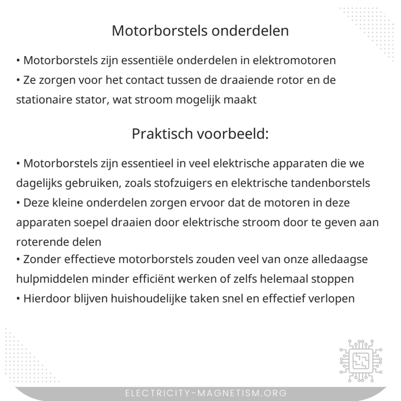 Motorborstels | Onderdelen