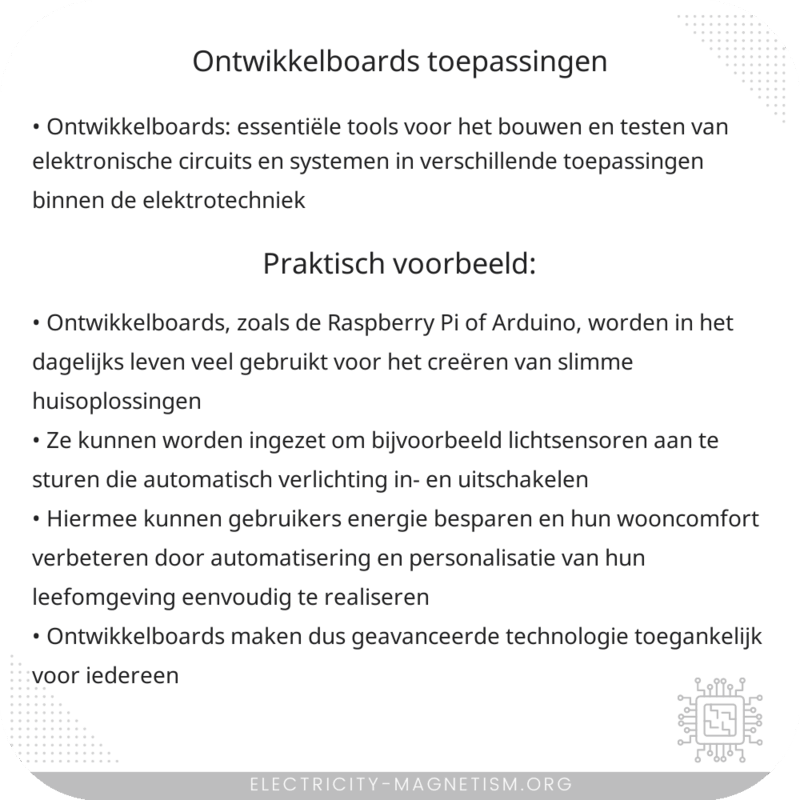 Ontwikkelboards | Toepassingen