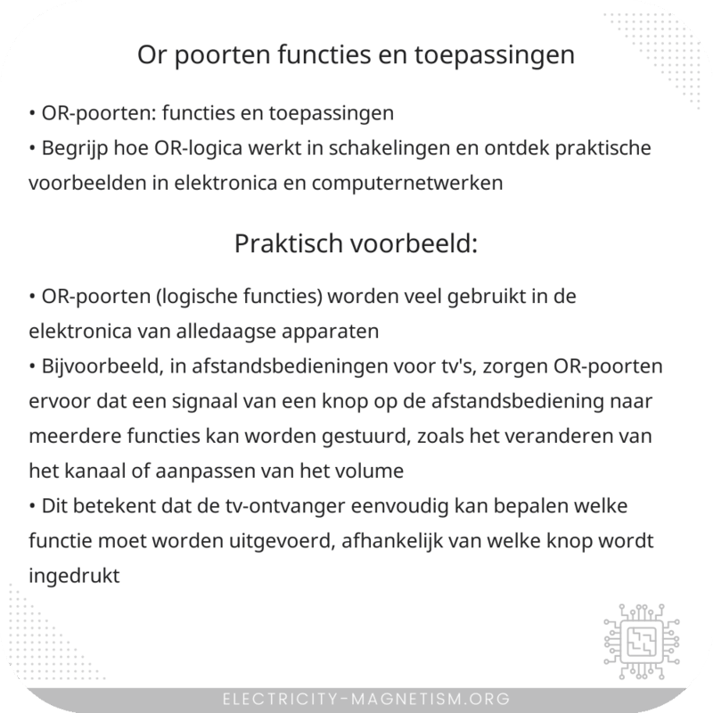 OR-Poorten | Functies en Toepassingen