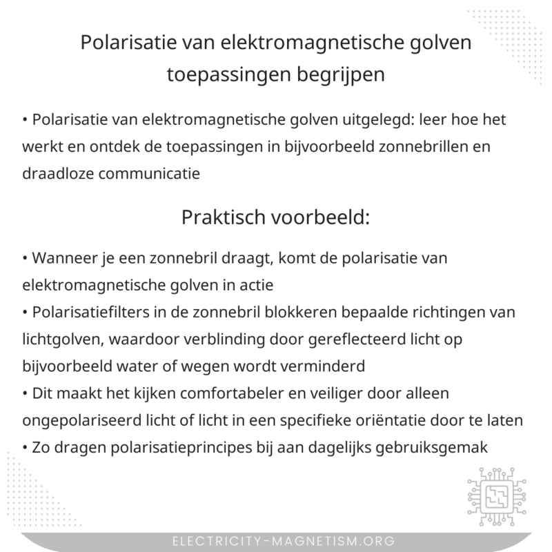 Polarisatie van Elektromagnetische Golven | Toepassingen Begrijpen