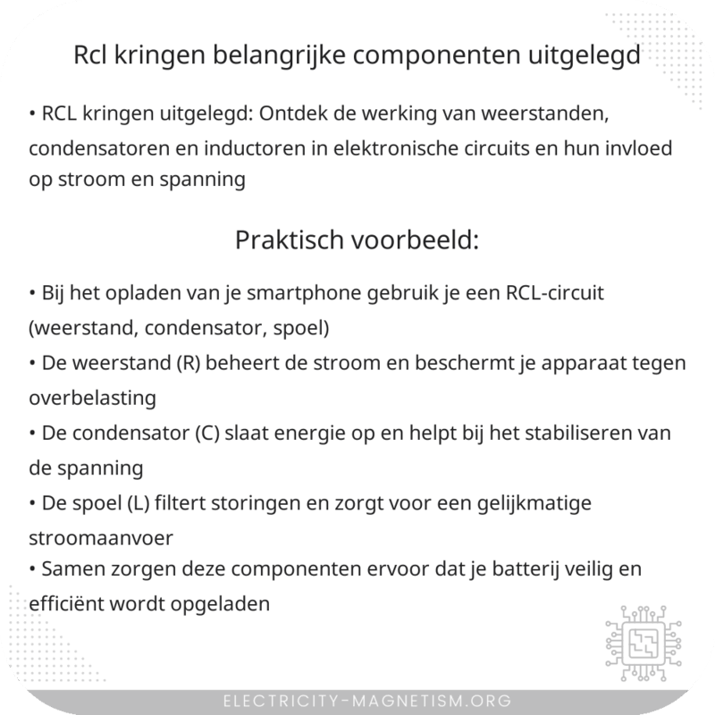 RCL Kringen | Belangrijke Componenten Uitgelegd