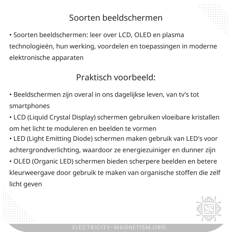 Soorten beeldschermen