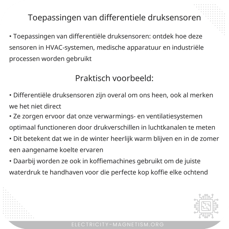 Toepassingen van Differentiële Druksensoren