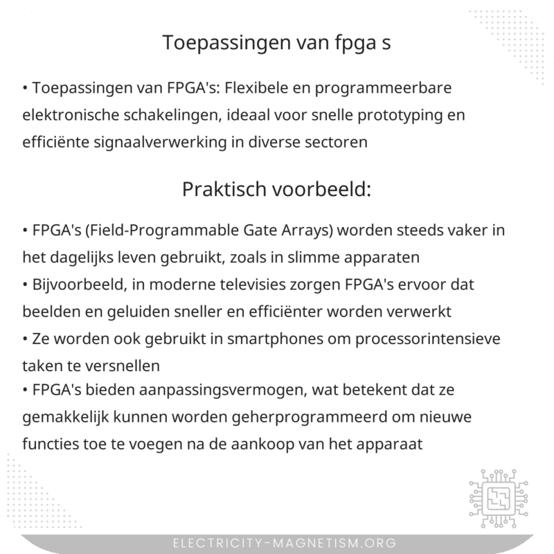 Toepassingen van FPGA's