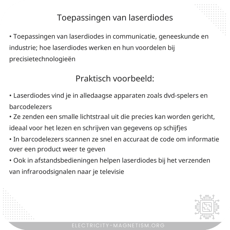 Toepassingen van Laserdiodes