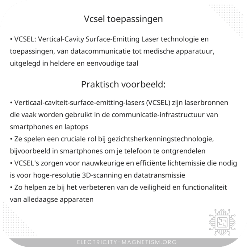 VCSEL | Toepassingen