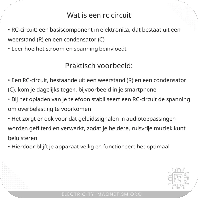 Wat is een RC-circuit?