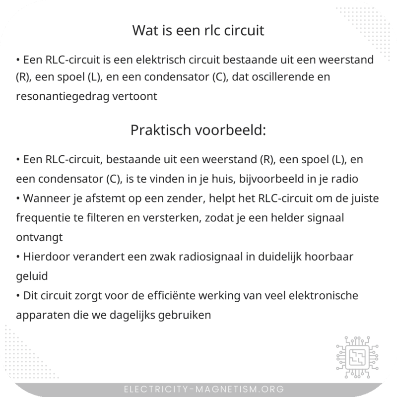 Wat is een RLC-circuit?