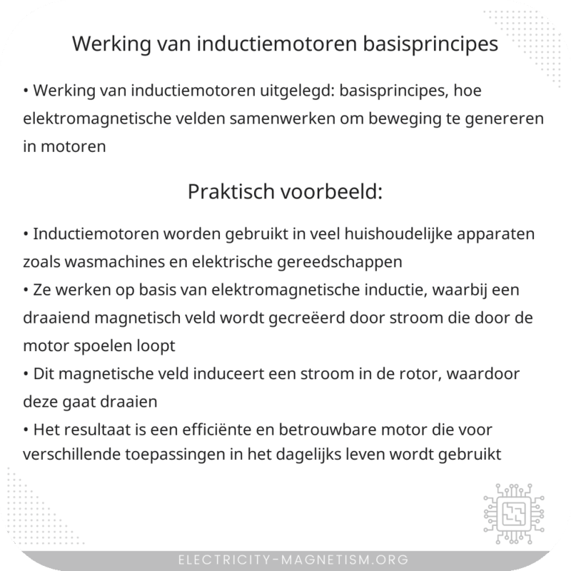 Werking van Inductiemotoren | Basisprincipes