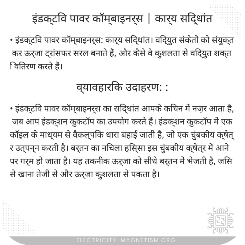इंडक्टिव पावर कॉम्बाइनर्स | कार्य सिद्धांत