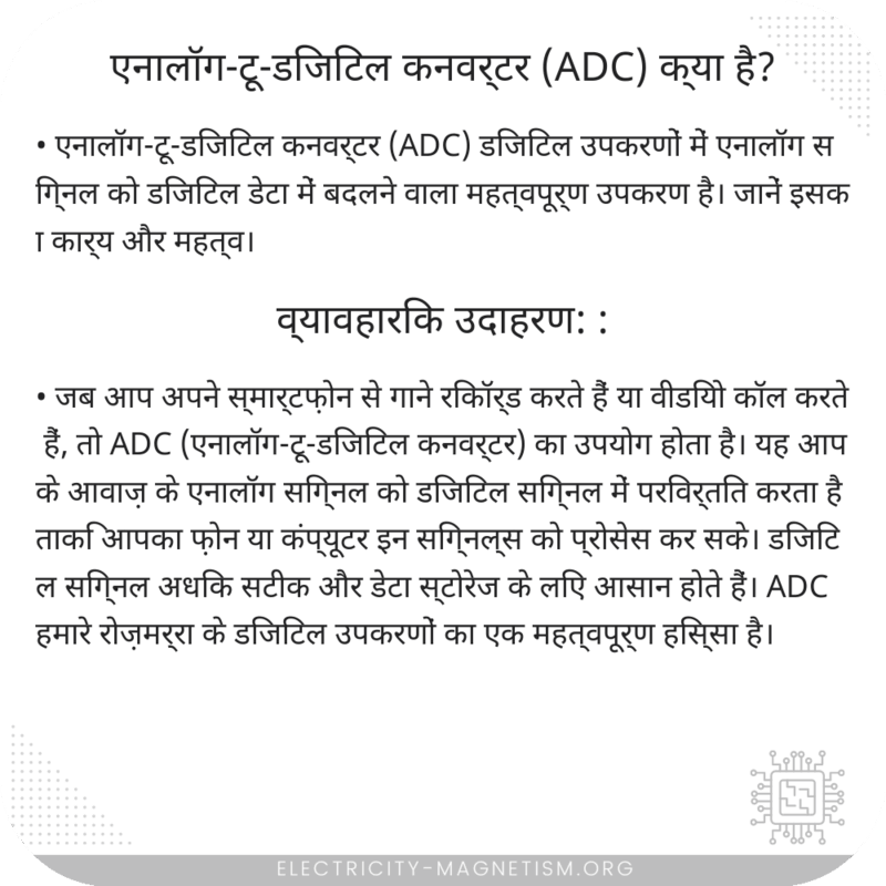 एनालॉग-टू-डिजिटल कनवर्टर (ADC) क्या है?