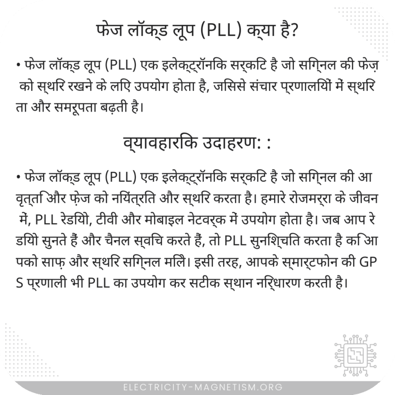 फेज लॉक्ड लूप (PLL) क्या है?