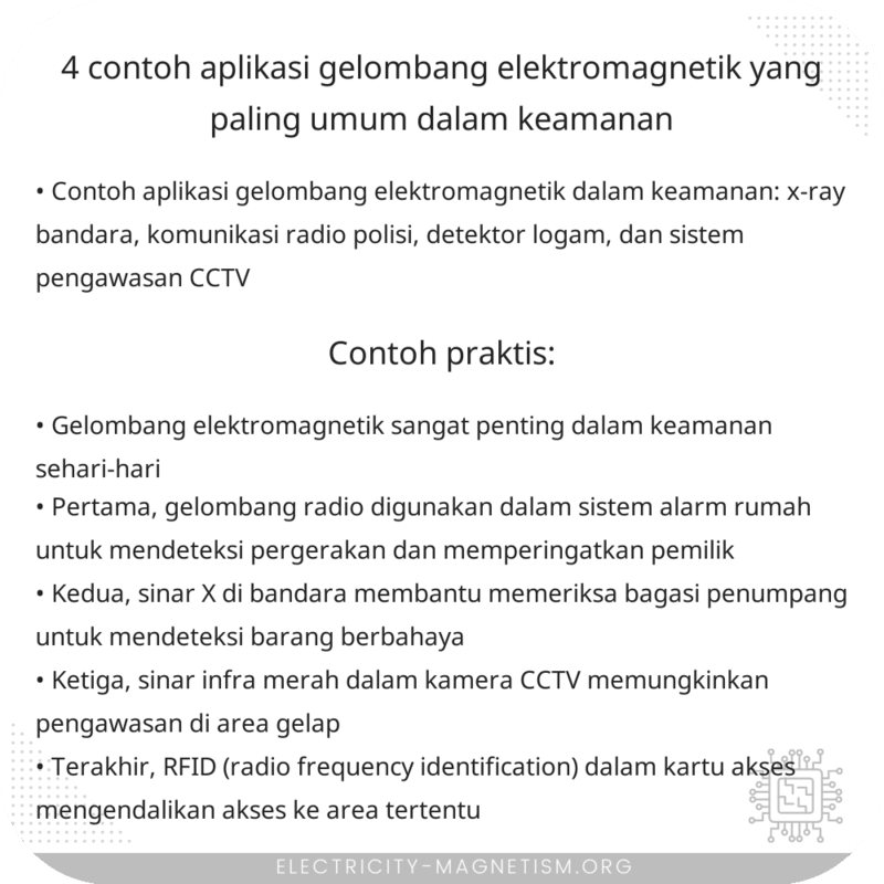 4 Contoh Aplikasi Gelombang Elektromagnetik yang Paling Umum dalam Keamanan