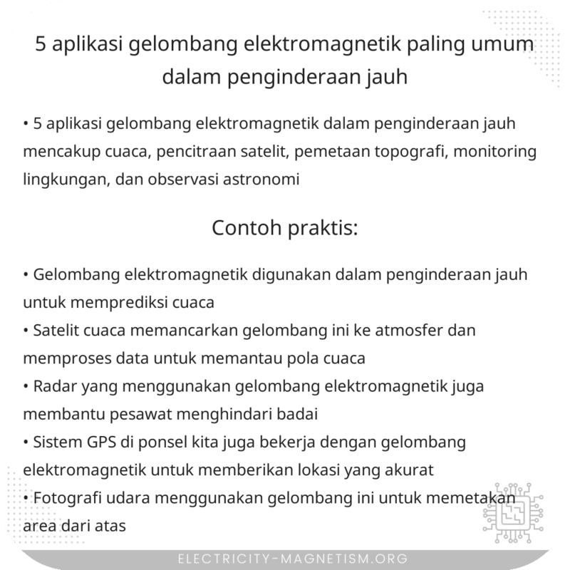 5 Aplikasi Gelombang Elektromagnetik Paling Umum dalam Penginderaan Jauh