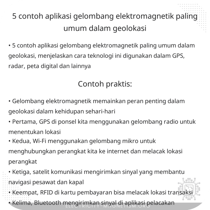 5 Contoh Aplikasi Gelombang Elektromagnetik Paling Umum Dalam Geolokasi