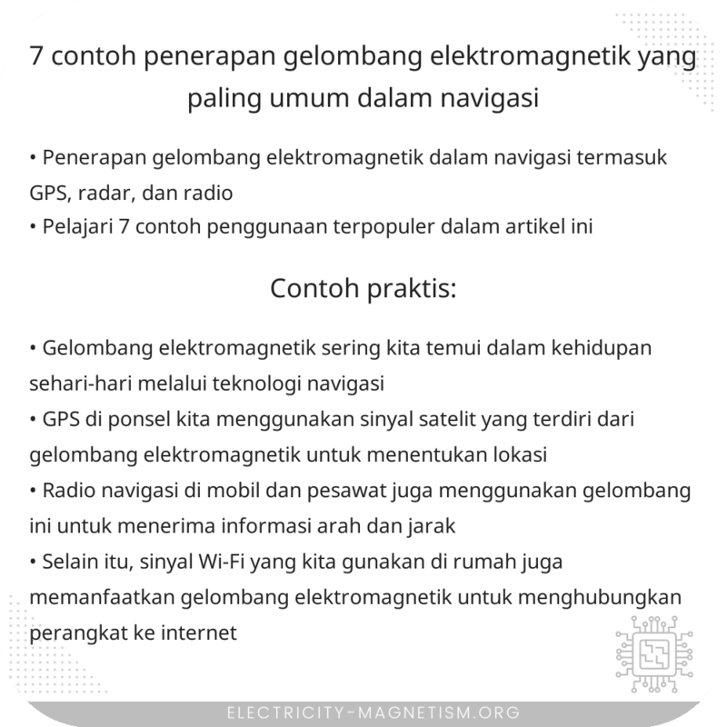 7 Contoh Penerapan Gelombang Elektromagnetik yang Paling Umum dalam Navigasi