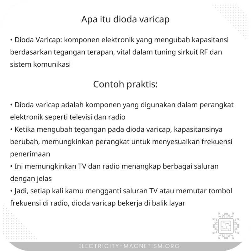 Apa itu Dioda Varicap?