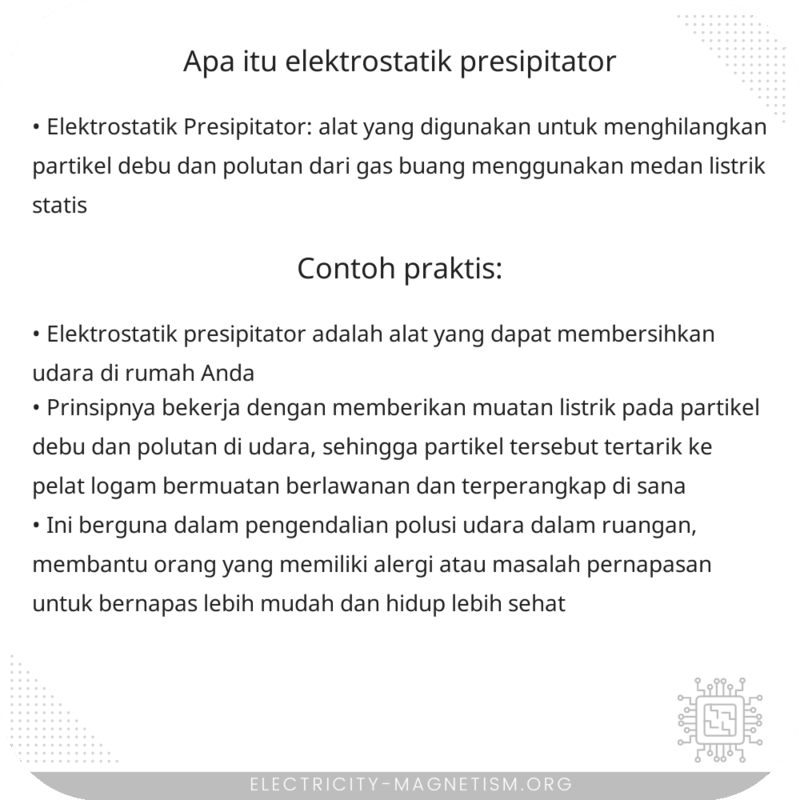 Apa Itu Elektrostatik Presipitator?