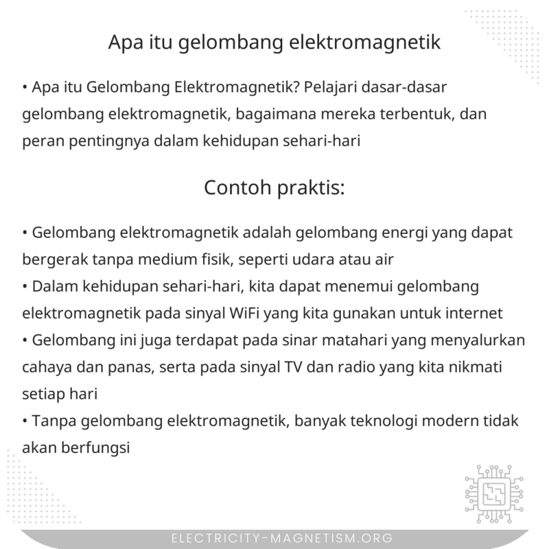 Apa itu Gelombang Elektromagnetik?