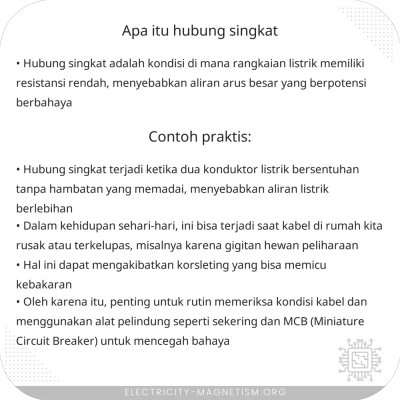 Apa Itu Hubung Singkat?