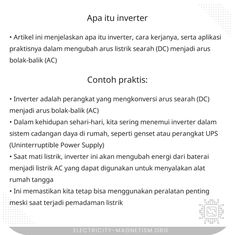Apa itu Inverter?