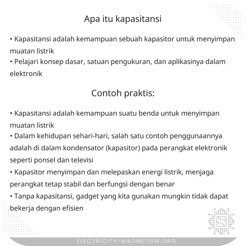 Apa Itu Kapasitansi?