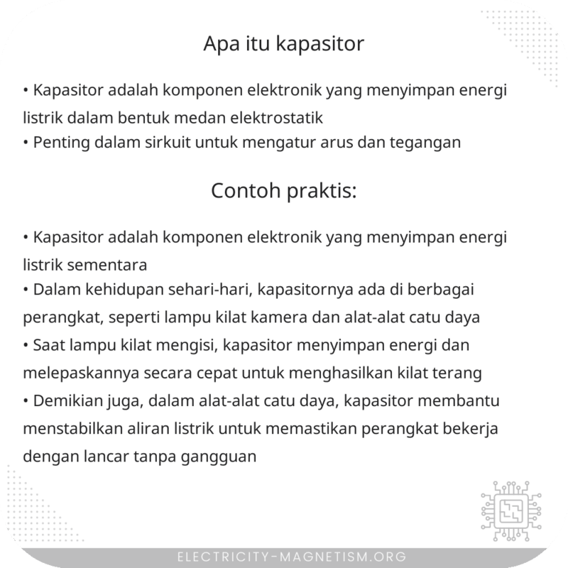 Apa itu Kapasitor?