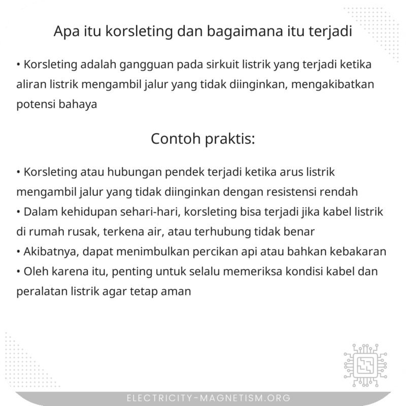 Apa Itu Korsleting dan Bagaimana Itu Terjadi?