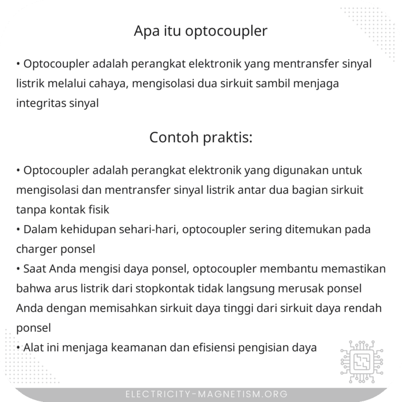Apa itu Optocoupler?