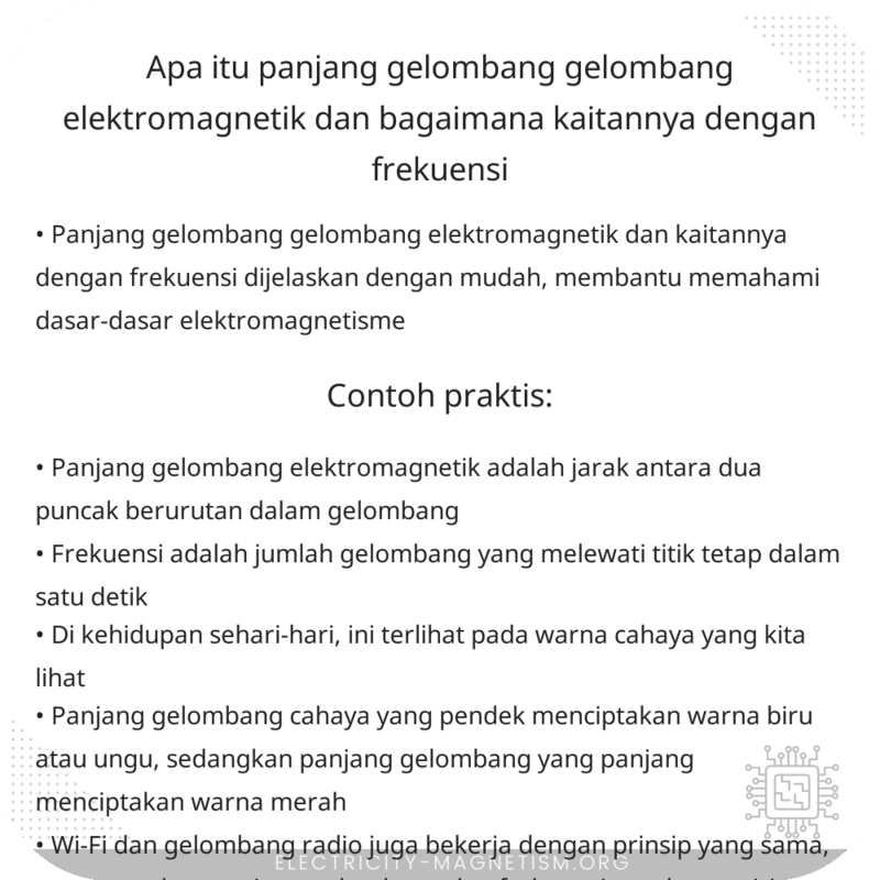 Apa Itu Panjang Gelombang Gelombang Elektromagnetik, dan Bagaimana Kaitannya dengan Frekuensi?