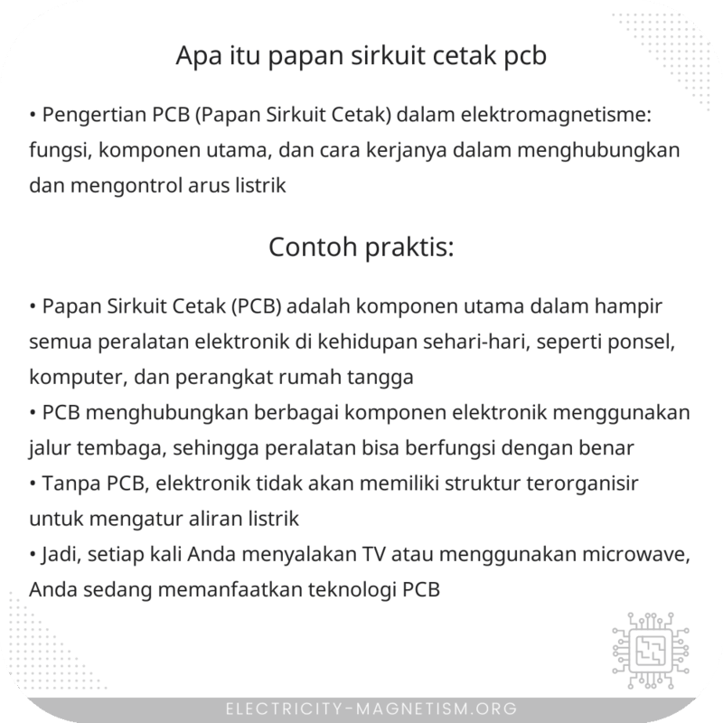 Apa itu Papan Sirkuit Cetak (PCB)?