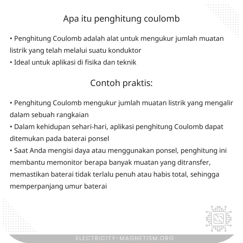 Apa itu Penghitung Coulomb?
