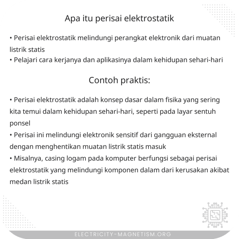 Apa Itu Perisai Elektrostatik?