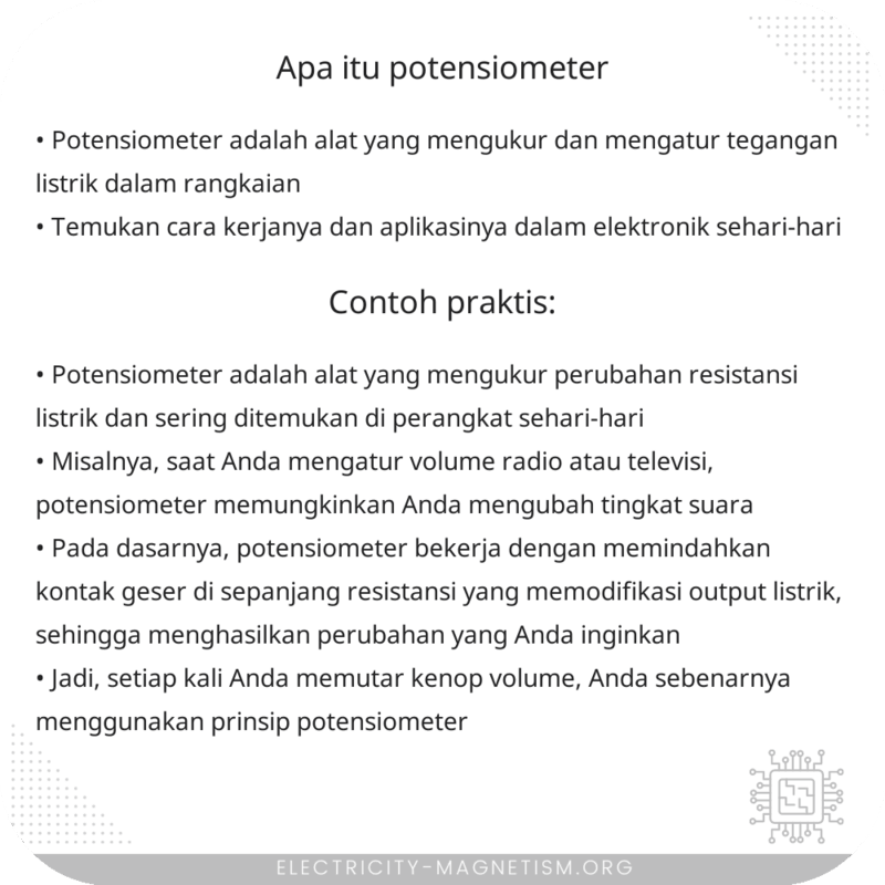 Apa itu Potensiometer?