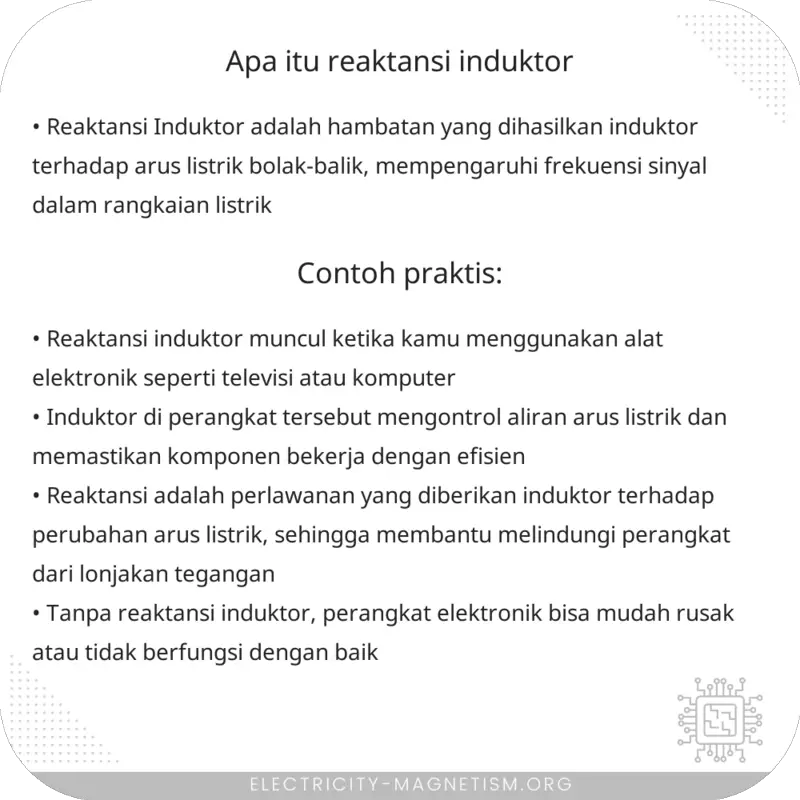 Apa Itu Reaktansi Induktor?