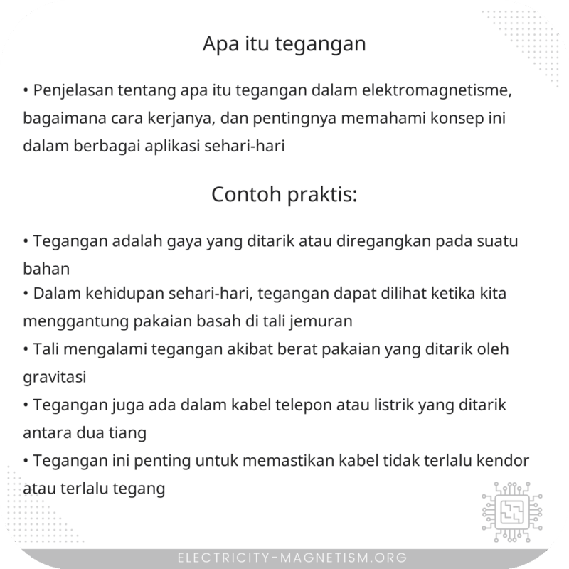 Apa Itu Tegangan?