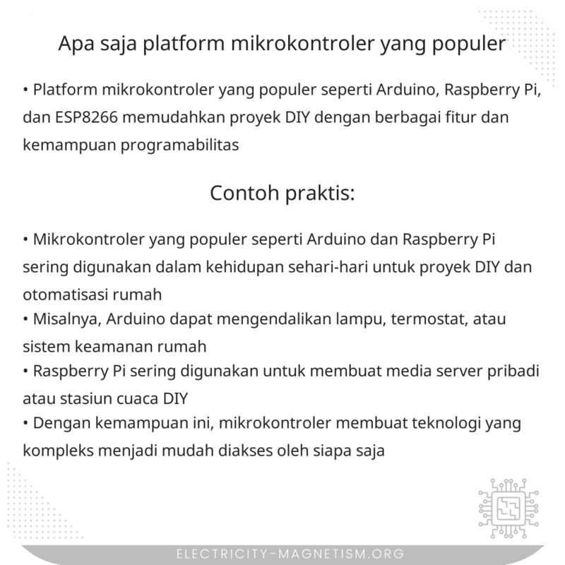Apa Saja Platform Mikrokontroler yang Populer?