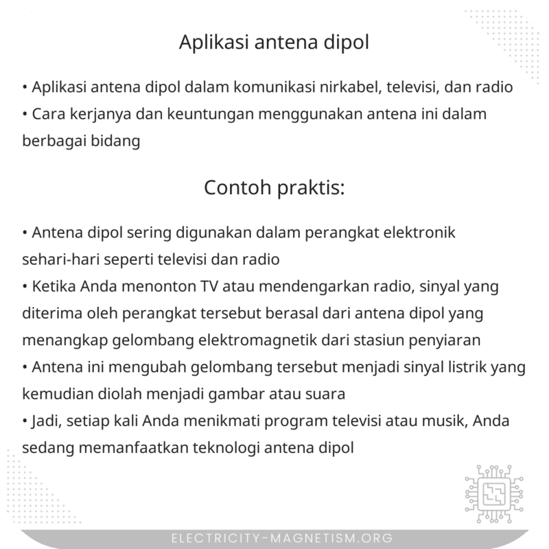 Aplikasi Antena Dipol
