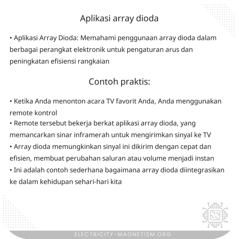 Aplikasi Array Dioda