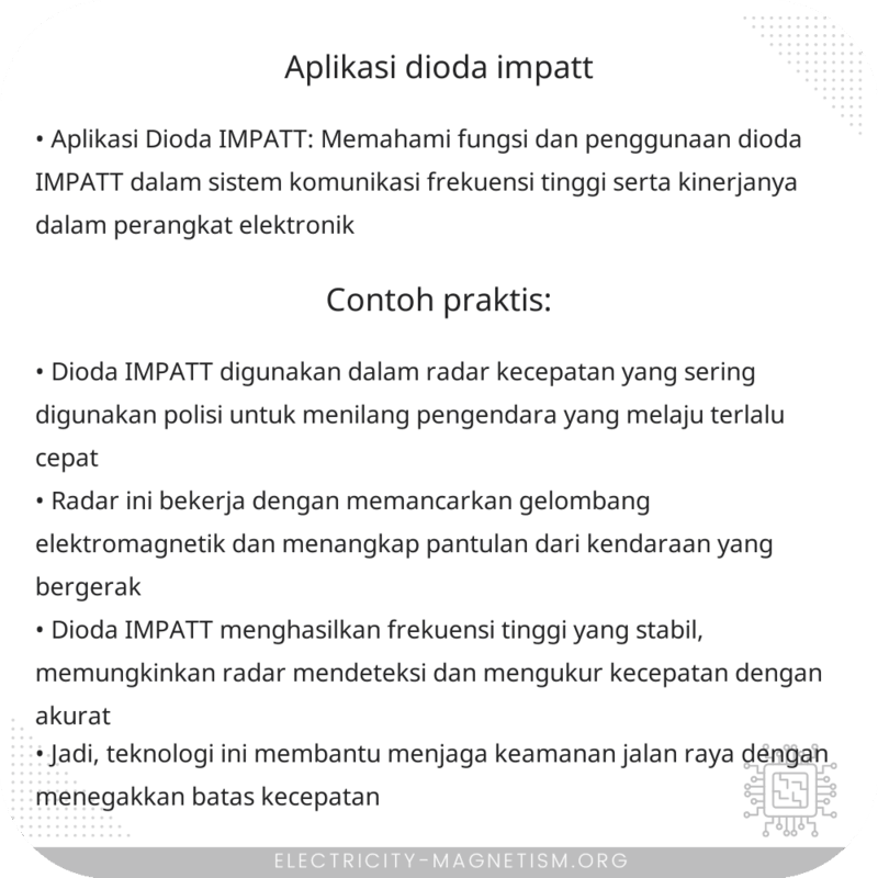 Aplikasi Dioda IMPATT