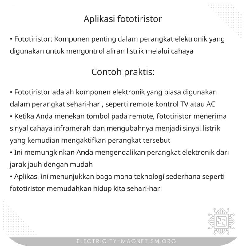 Aplikasi Fototiristor